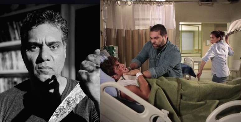 Marcio Rosario no curta 'Bergamota' e em cena da novela 'Fina Estampa'