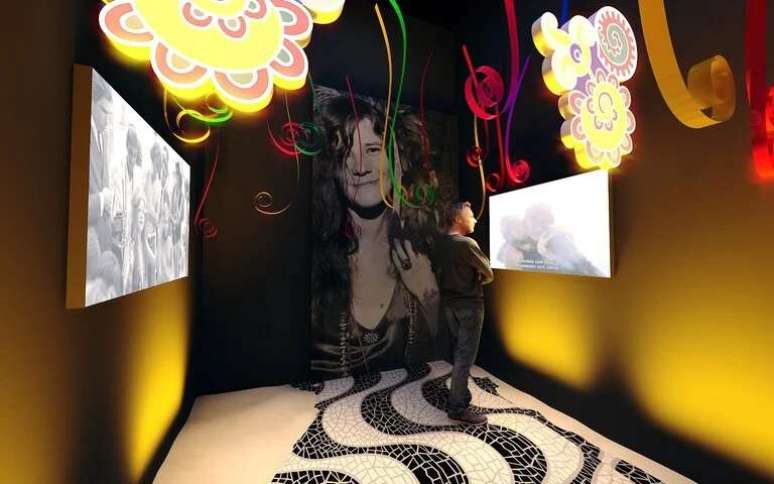 Imagem 3D com perspectiva da exposi&ccedil;&atilde;o &ldquo;Janis&rdquo; |