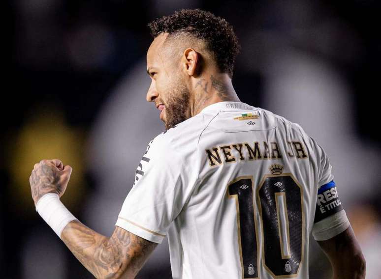 Neymar marcou diante do Recoleta, pela Sul-Americana &ndash;