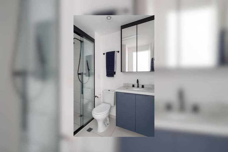 O box em tr&ecirc;s partes possibilita uma abertura mais ampla sem exigir espa&ccedil;o extra Projeto: Camila Palladino |