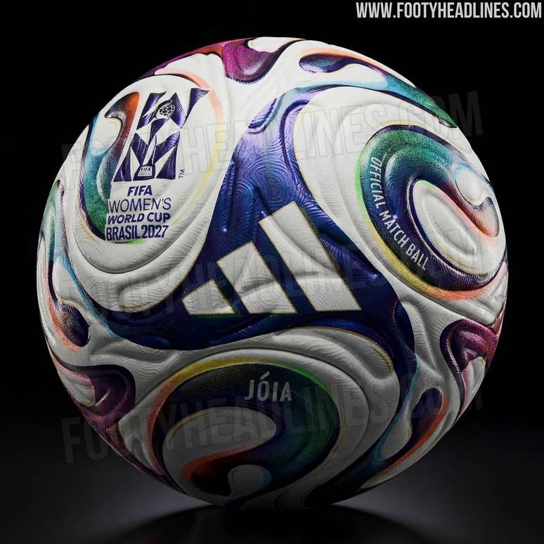 A Adidas J&oacute;ia ser&aacute; a bola utilizada na Copa do Mundo Feminina de 2027 