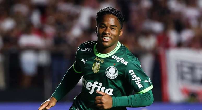 Endrick foi formado nas categorias de base do Palmeiras 