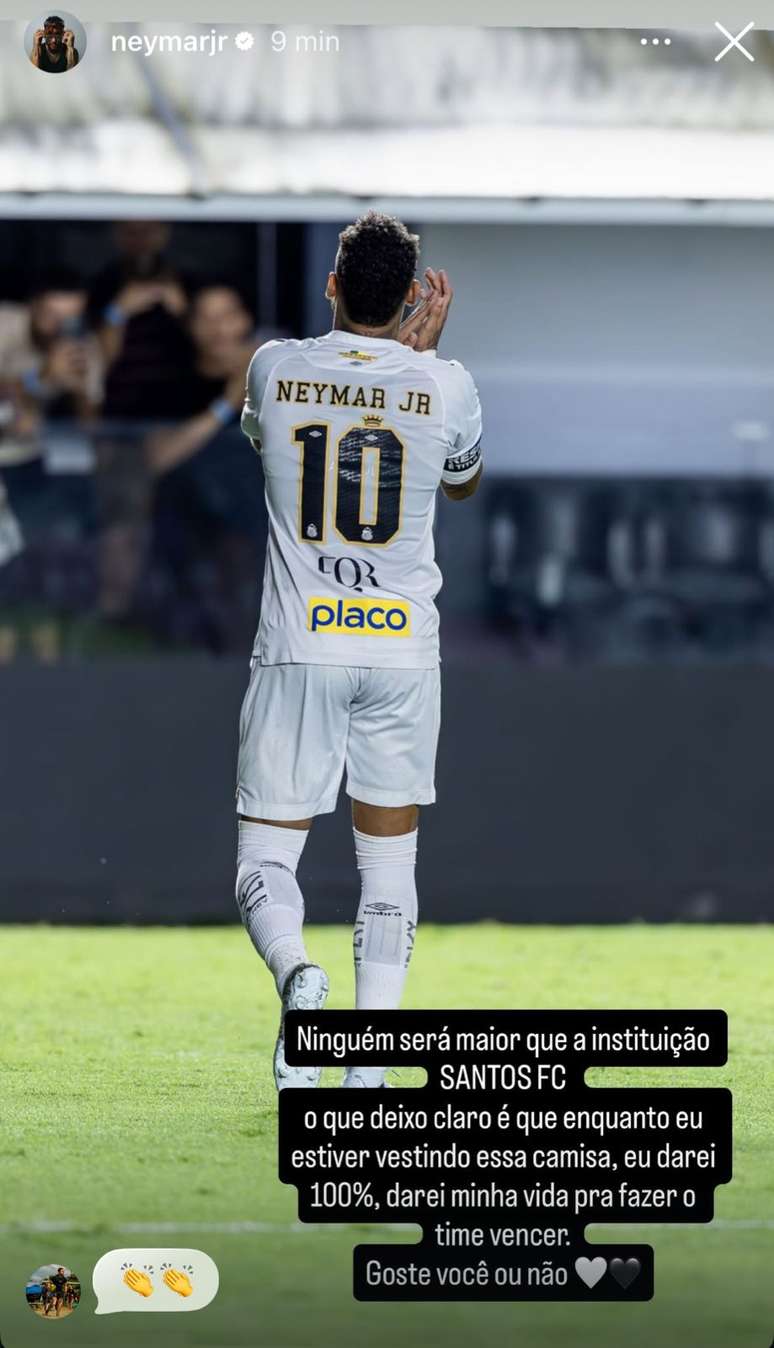 Neymar fala sobre discuss&atilde;o com torcedores