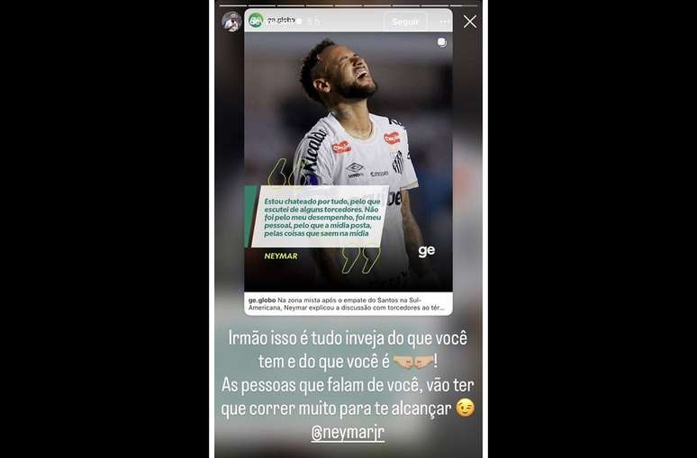 Publica&ccedil;&atilde;o de Deyverson no Instagram &ndash;