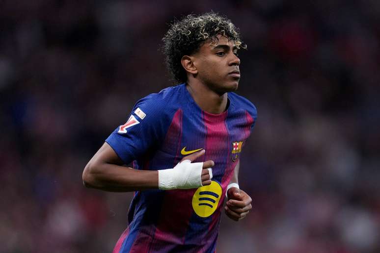 Barcelona chegou a abrir 2 a 0, mas cedeu um gol. (Photo by Aitor Alcalde/Getty Images)