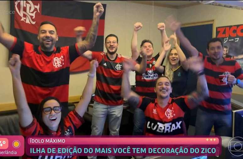 Equipe do Mais Voc&ecirc;, da Globo, para receber o Galinho de Quintino na grade &ndash;