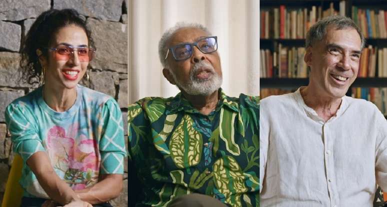 Marisa Monte, Gilberto Gil e Arnaldo Antunes | Divulga&ccedil;&atilde;o/HBO Max