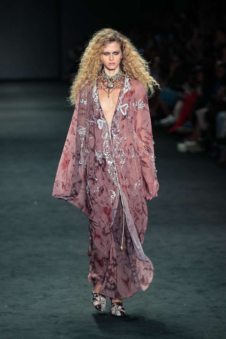 Desfile da Hisha, no Rio Fashion Week 