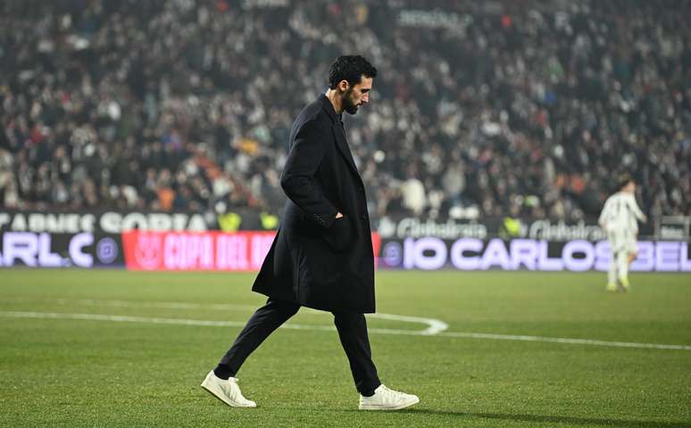 Arbeloa durante partida do Real Madrid 