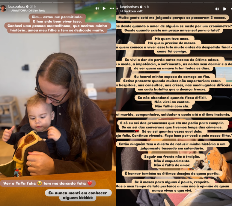 Vi&uacute;vo de Isabel Veloso rebate cr&iacute;ticas ap&oacute;s expor novo relacionamento: 'Existe prazo para o luto?' 