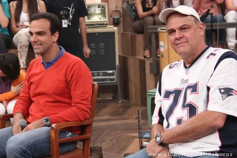 Tadeu e Oscar Schimidt no &lsquo;Altas Horas&rsquo; (Reprodu&ccedil;&atilde;o / Globo)