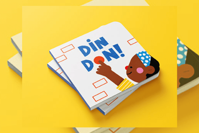 “దిన్ డాన్!”లో, క్లాసిక్ క్యారెక్టర్‌లు ఇంటరాక్టివ్ స్టోరీలో పిల్లల నిత్యకృత్యాలను ప్రత్యక్షంగా చూపుతాయి, ఇది పిల్లలను చదవడంలో తమను తాము గుర్తించుకోవడానికి ఆహ్వానిస్తుంది 