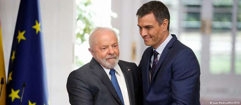 ఈ శుక్రవారం విలేకరుల సమావేశంలో లూలా మరియు స్పానిష్ ప్రధాన మంత్రి పెడ్రో సాంచెజ్