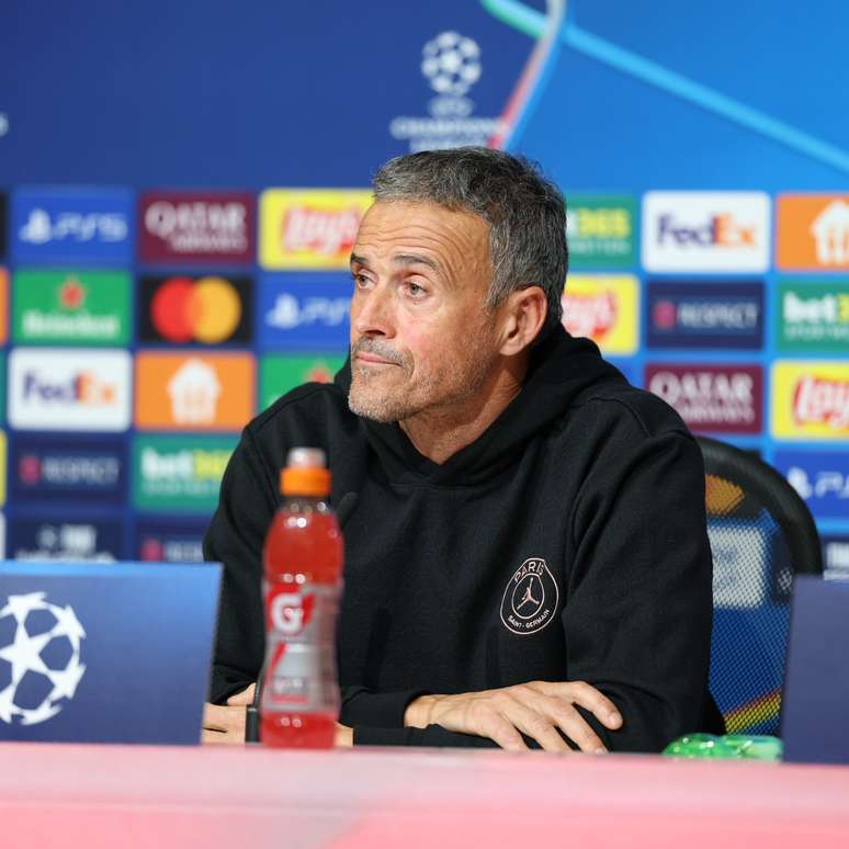 Luis Enrique, treinador do PSG 