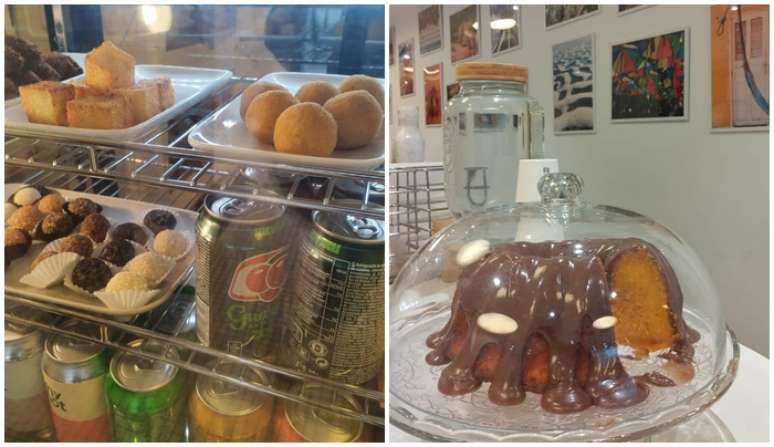 O estabelecimento oferece produtos t&iacute;picos do Brasil, como dadinho de tapioca e bolinho de queijo
