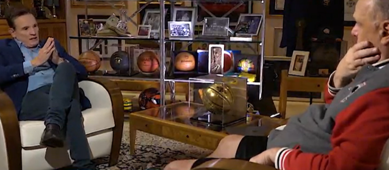 Oscar Schmidt em entrevista a Roberto Cabrini