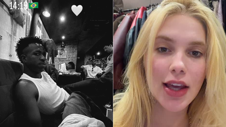 వర్జీనియా విని జూనియర్‌తో ఆప్యాయత చూపిస్తుంది.