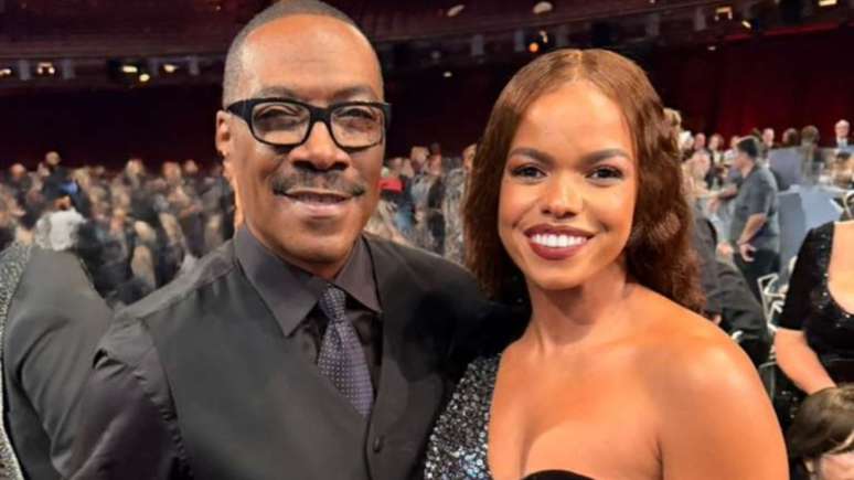 Eddie Murphy e Jeniffer Nascimento 