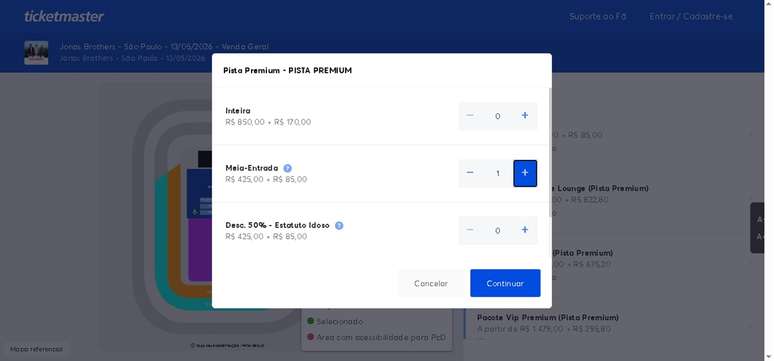 Foto: Ticketmaster Brasil