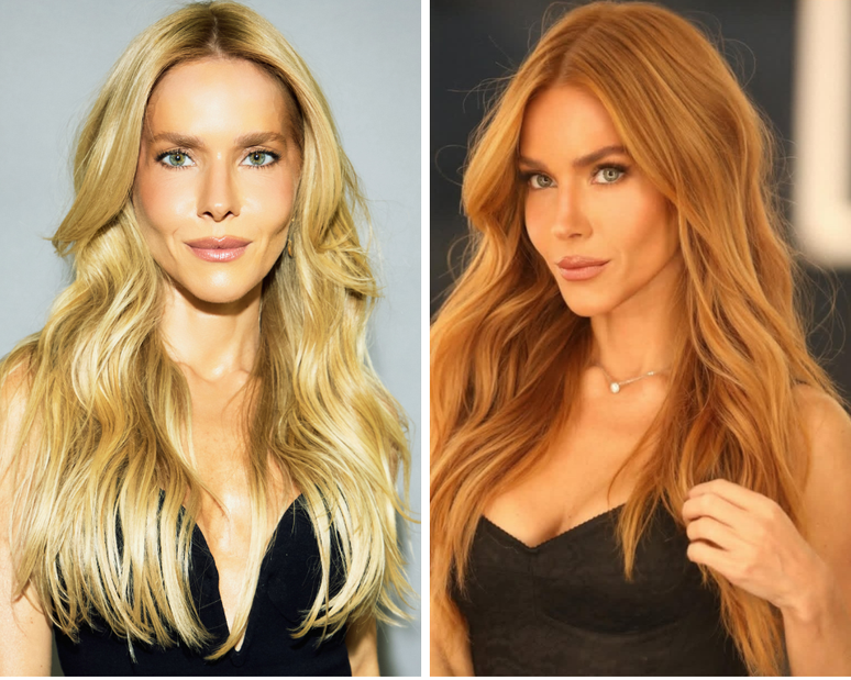 Monique Alfradique loira e ruiva 