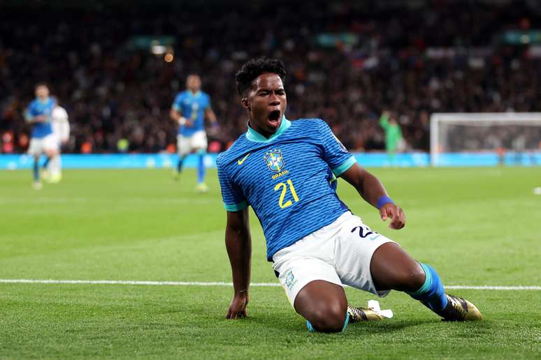 Endrick pela Sele&ccedil;&atilde;o Brasileira 