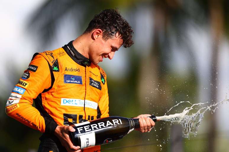 Lando Norris, atual campe&atilde;o mundial de F1 