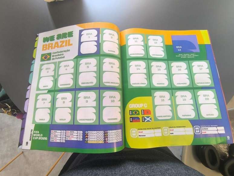 &Aacute;lbum de figurinhas da Copa 2026 n&atilde;o inclui Neymar