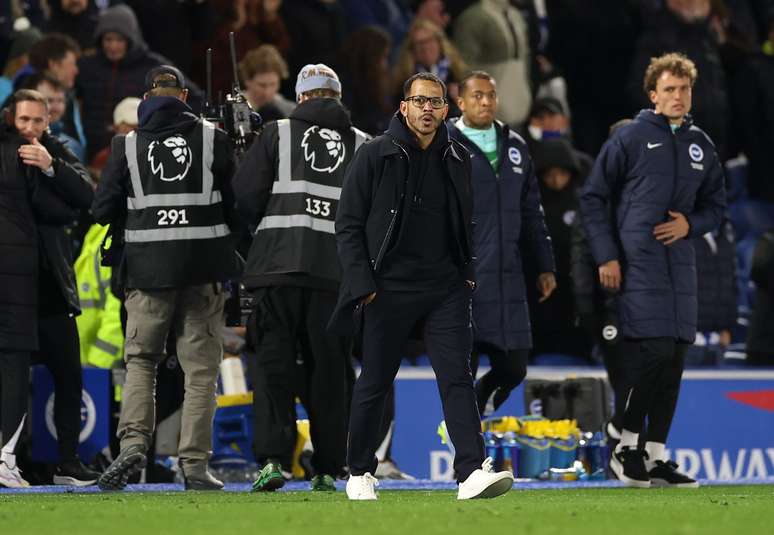 Liam Rosenior ap&oacute;s a derrota do Chelsea para o Brighton 