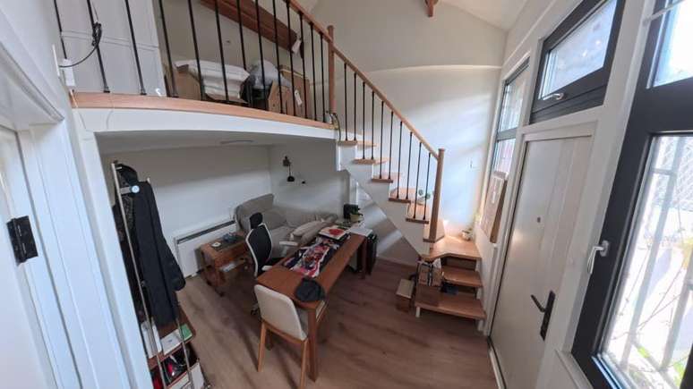 Parte da casa onde Maur&iacute;cio e sua esposa vivem