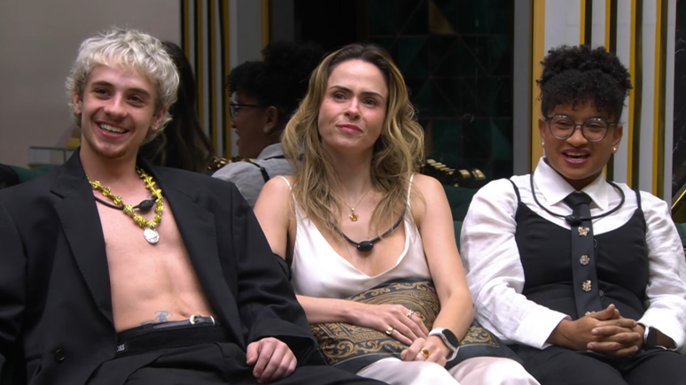 Juliano, Ana Paula e Milena na final do BBB 26