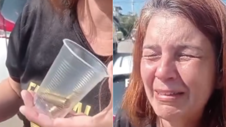 வணிகரின் சகோதரி பிளாஸ்டிக் கோப்பையால் பிரதமர் சுட்ட புல்லட் ஷெல்லைப் பிடித்து அழுகிறார்: 'அவர்கள் என் சகோதரனைக் கொன்றார்கள்'