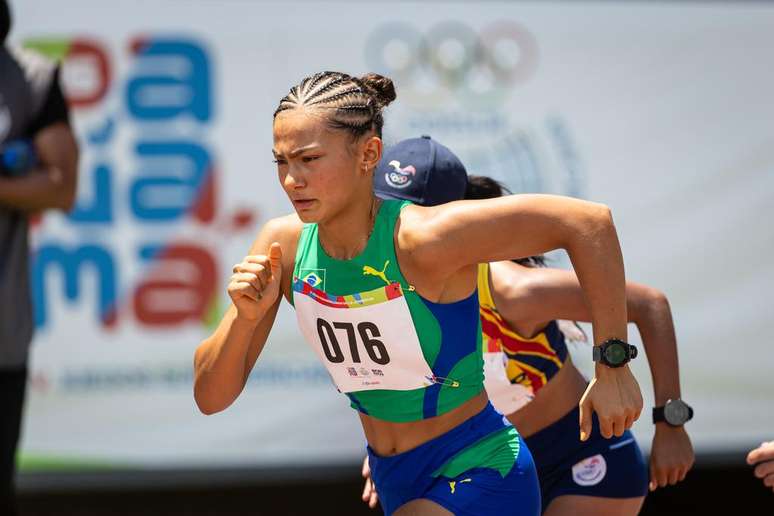 Nicole Herdy Farias, bronze nos 1500 m (Bruno Ruas/COB)