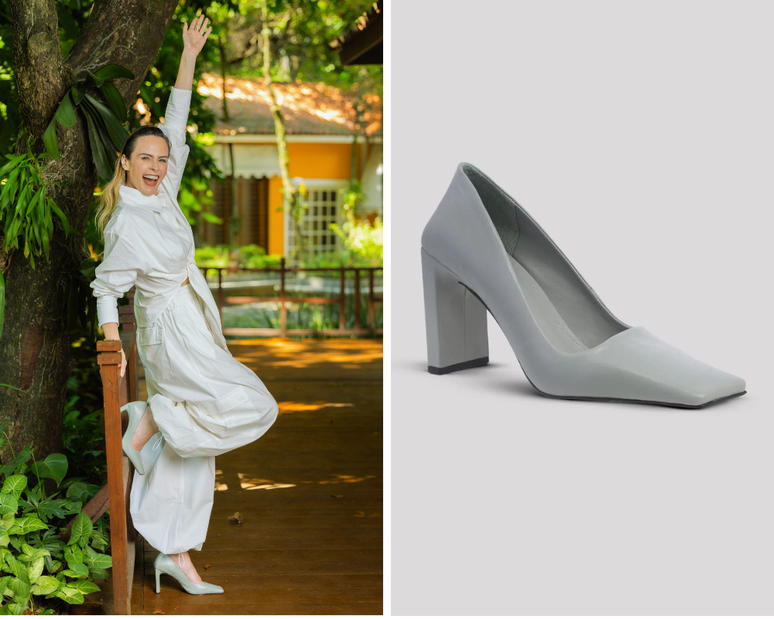 Ana Paula Renault e o sapato Gia (Fotos: Beatriz Damy/TV Globo/Divulga&ccedil;&atilde;o)