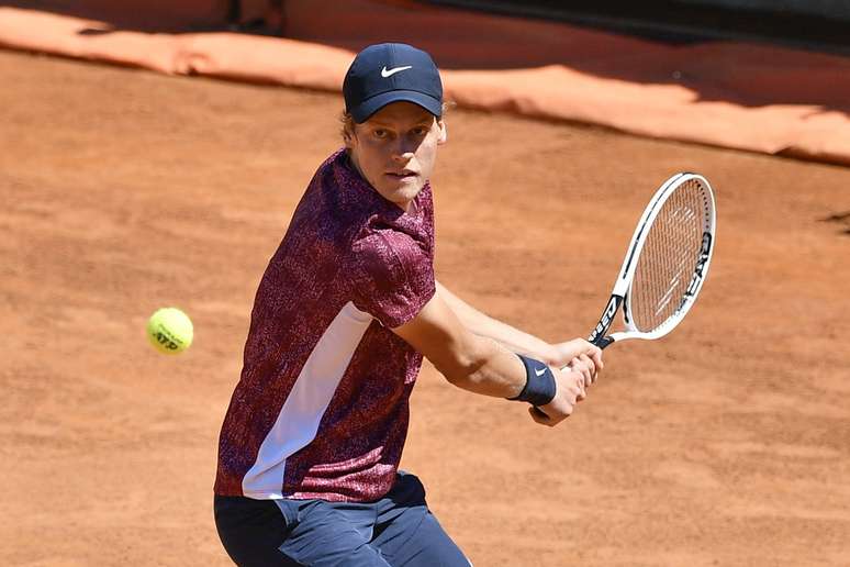 Photo Fabrizio Corradetti &ndash; LaPresse 10/05/2021 Roma Italy Tennis 1st round Ugo Humbert FRA vs Jannik Sinner ITA Internazionali BNL d Italia 2021