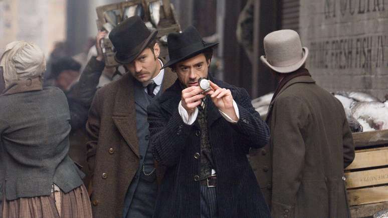 Robert Downey Jr e Jude Law deram vida a Sherlock Holmes e Dr. Watson em dois filmes de Guy Ritchie