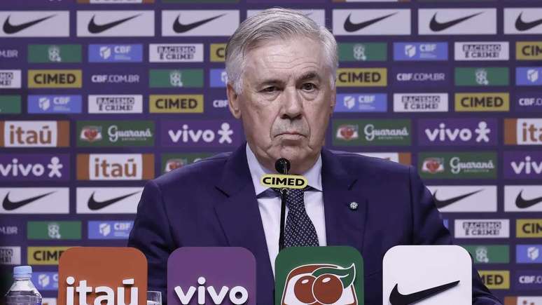 Ancelotti treina atualmente a Sele&ccedil;&atilde;o Brasileira de Futebol 