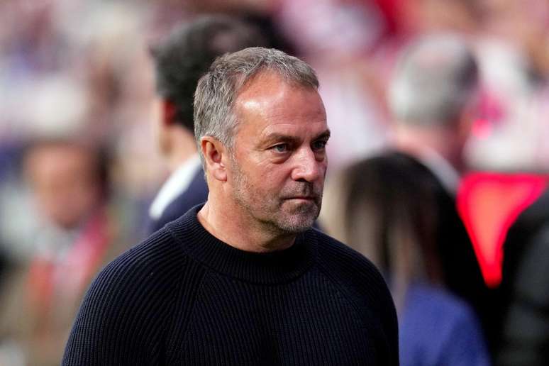 Hansi Flick. (Photo by Aitor Alcalde/Getty Images)