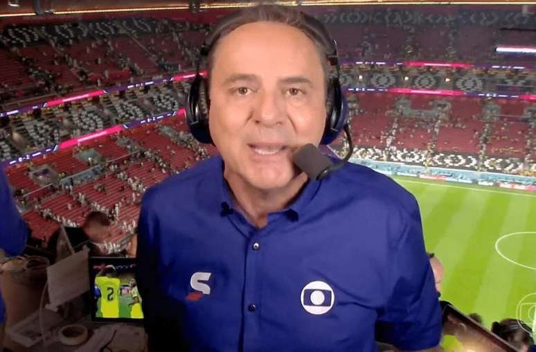 Luis Roberto teve que se afastar das transmiss&otilde;es durante a Copa para tratamento m&eacute;dico &ndash;