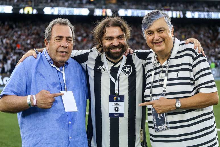 Jo&atilde;o Paulo Magalh&atilde;es ao lado de Durc&eacute;sio Mello e Carlos Augusto Montenegro