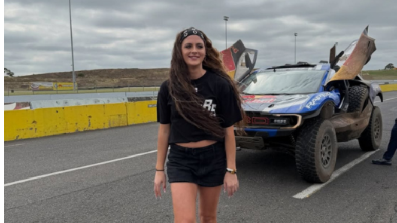 Jordan ficou conhecida nas redes sociais por mostrar dia a dia no automobilismo