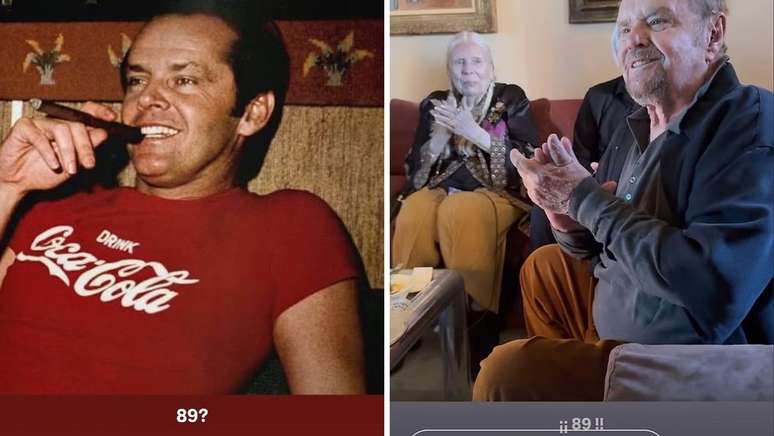 Filha de Jack Nicholson fez posts com duas fotos do ator no anivers&aacute;rio dele