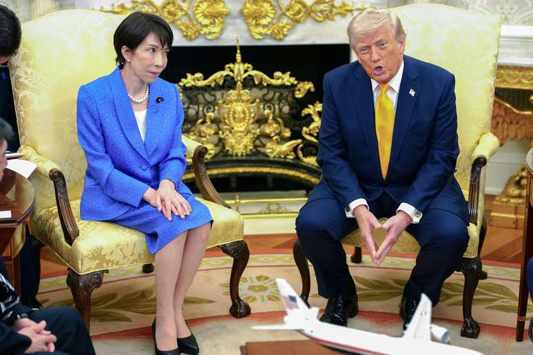 Takaichi se reuniu duas vezes com Trump nos seus primeiros seis meses de governo