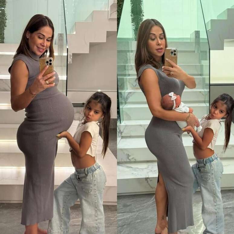 Ma&iacute;ra Cardi pede ora&ccedil;&otilde;es para filha ap&oacute;s receber diagn&oacute;stico em hospital nos EUA