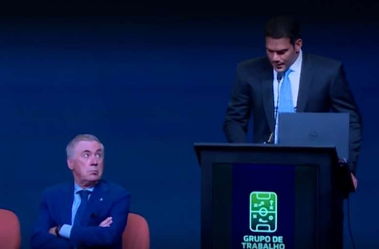 Xaud convidou Ancelotti para abrir evento da CBF &ndash;