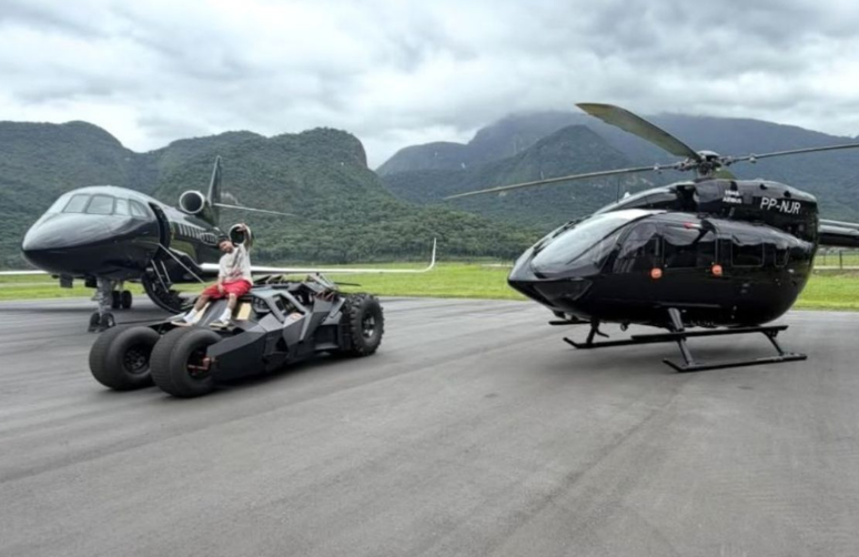 Jato &eacute; executivo, de grande porte, e pode transportar at&eacute; 14 passageiros com conforto