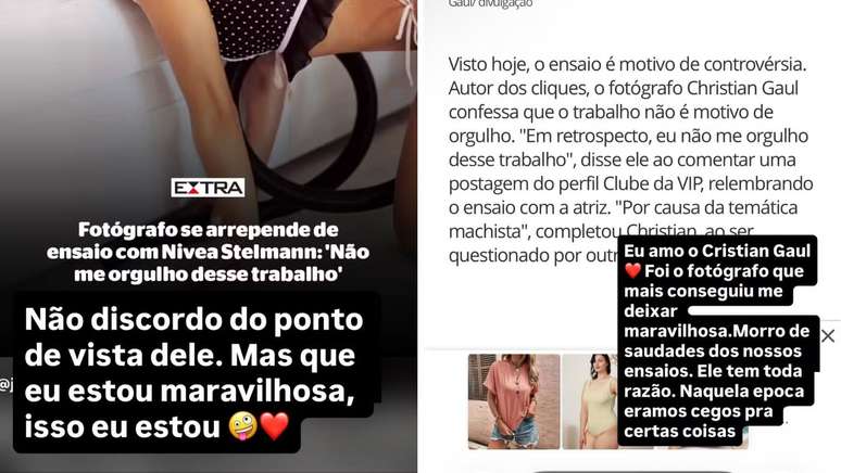 Na capa da extinta revista adulta, N&iacute;vea aparece exibindo o corpo e segurando um aspirador de p&oacute;