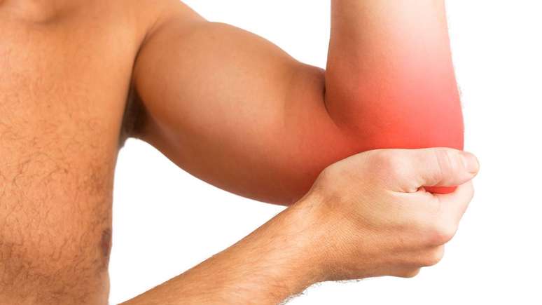 Bater o cotovelo &ndash; depositphotos.com / grinvalds