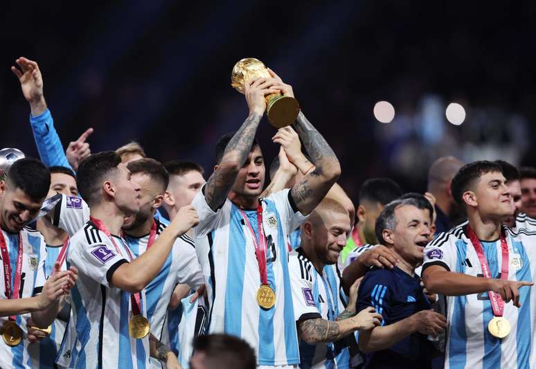 Argentina &eacute; a atual campe&atilde; mundial. (Photo by Clive Brunskill/Getty Images)