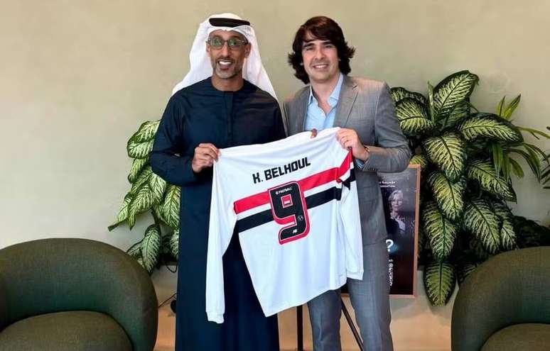 Diego conversou com Khalfan Belhoul, do Dubai Future Foundation &ndash;