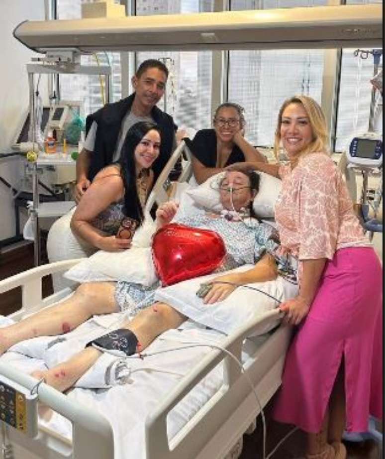 Marquito deixou o hospital 